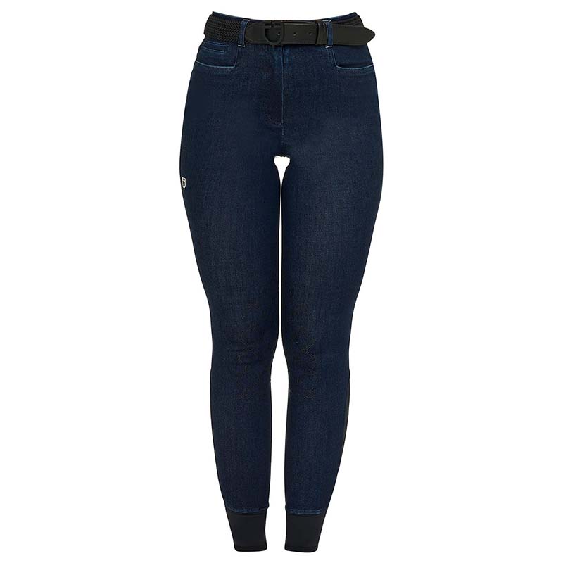 Women’s Riding Jeans Equestro Denim Look with Knee Grip - 9985