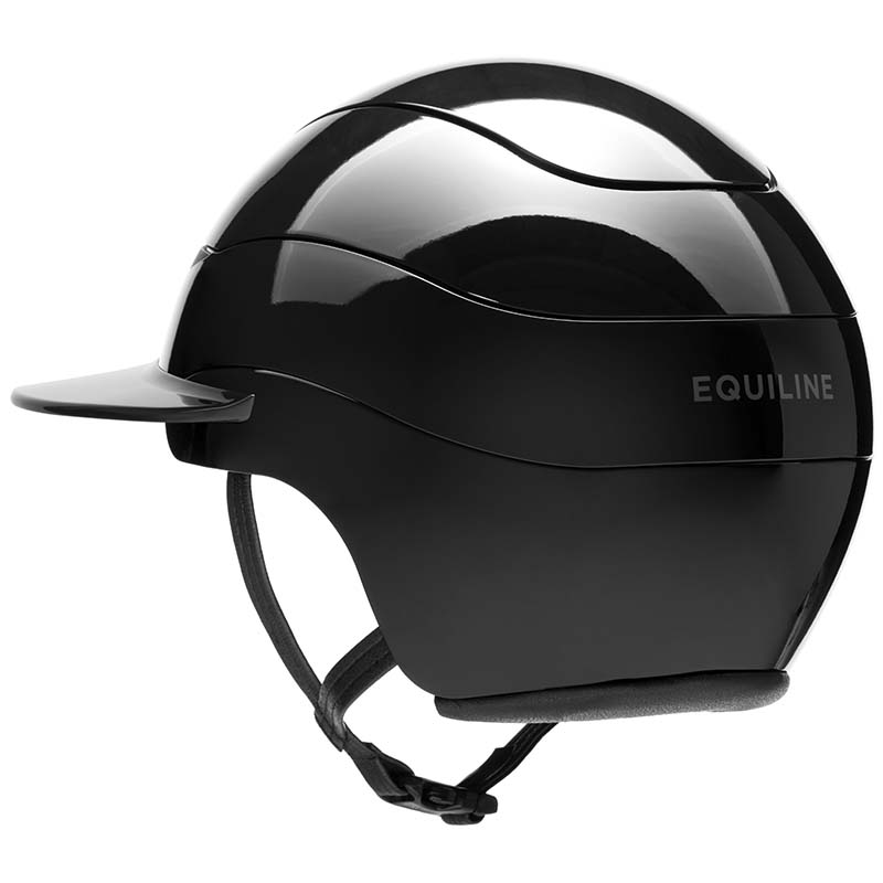 Equiline Xanto riding helmet Shiny with wide visor - 3253