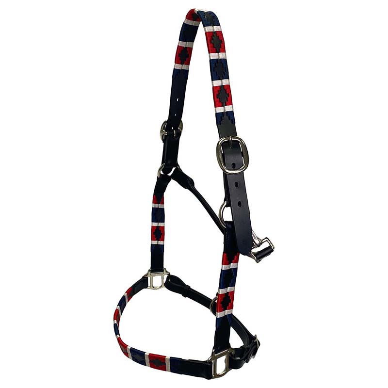 Leather Halter with Chukka-style embroidery Winner COVER - 0316