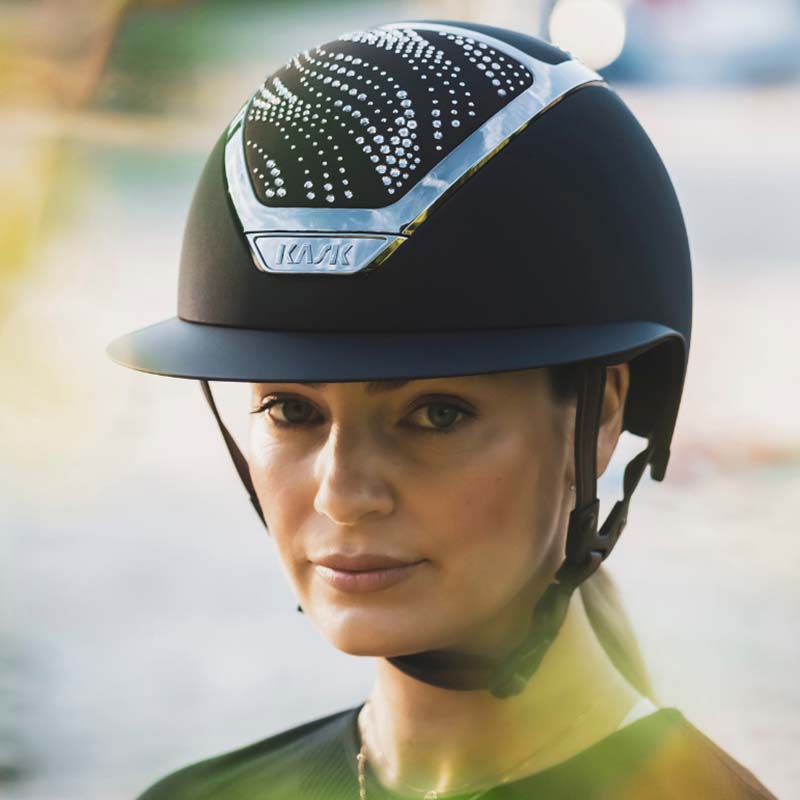 KASK Star Lady ANIMA Flow Riding Helmet - with crystal decoration - 3327