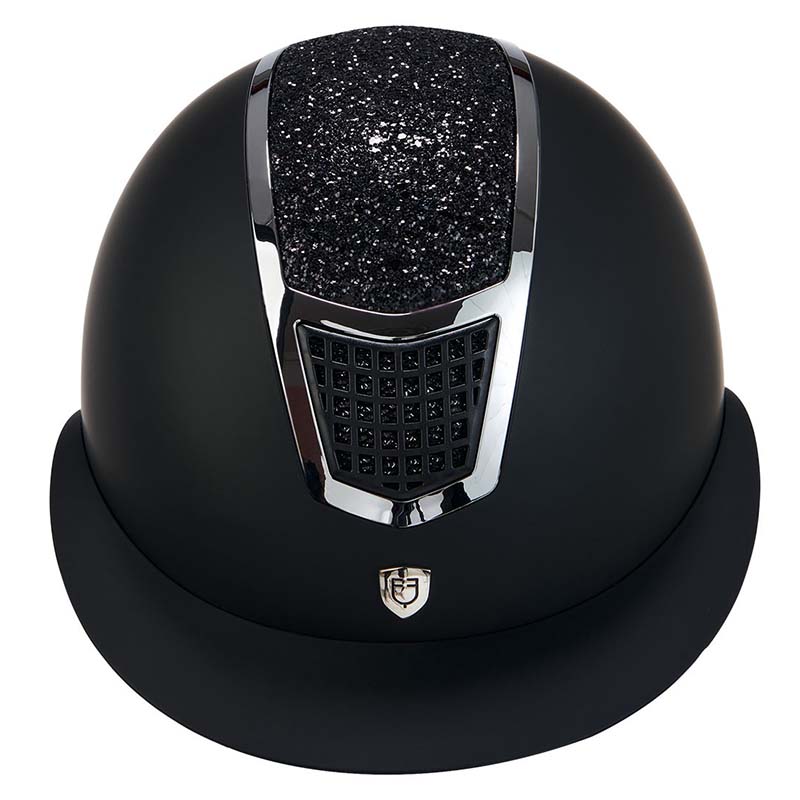 Equestro Eclipse Stone Matt Riding Helmet - wide visor - 2102