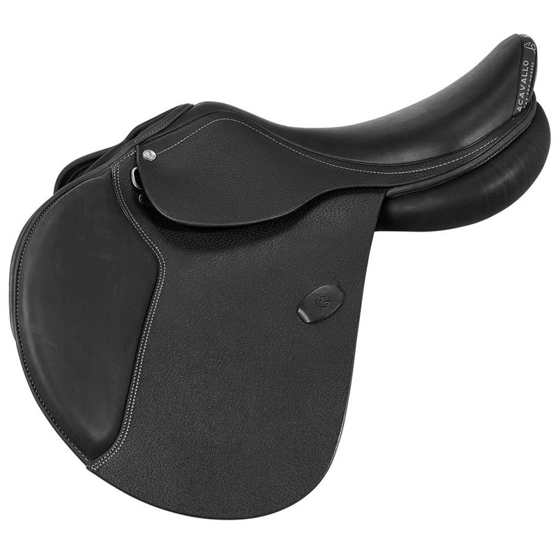 Acavallo jumping saddle model Veneziano with adjustable gullet