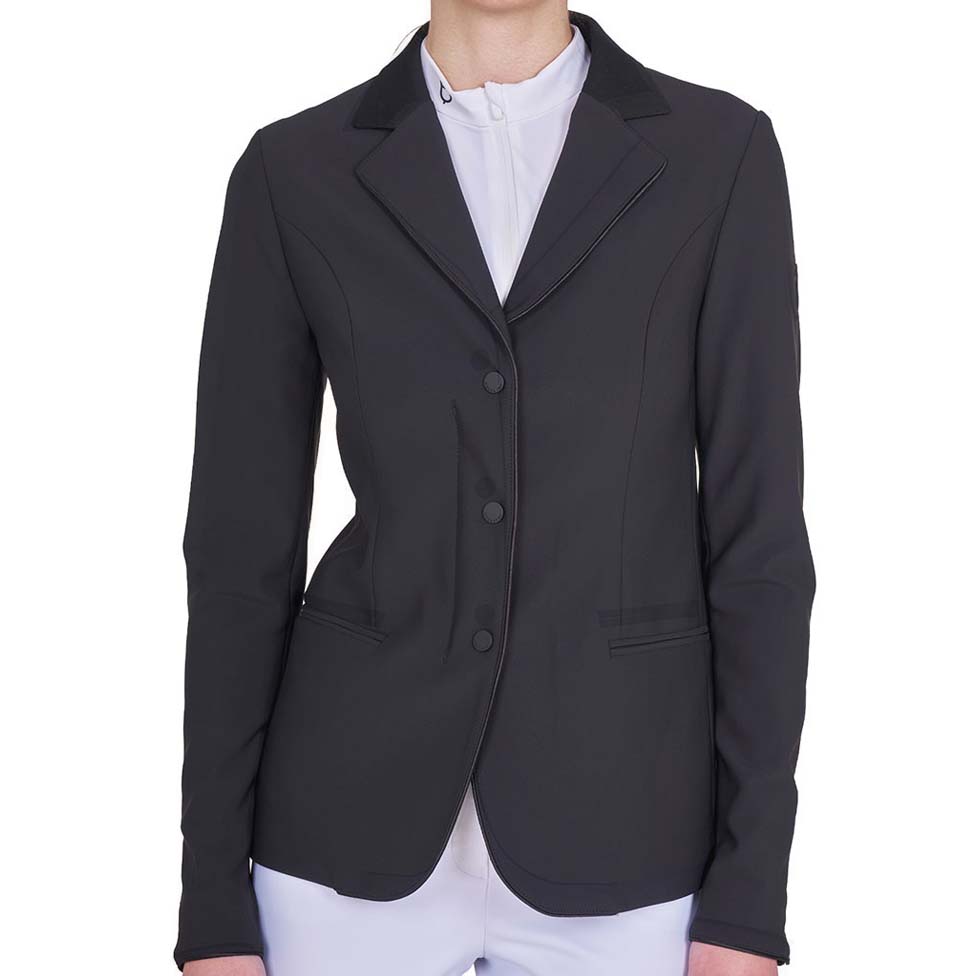 Competition Jacket Equestro fpr Women with Zip and Buttons - 9479