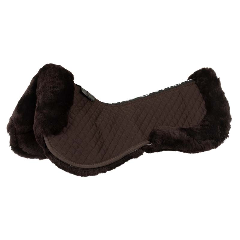 Equestro Cotton and Sheepskin Half Pad / Withers Relief Pad - 2949