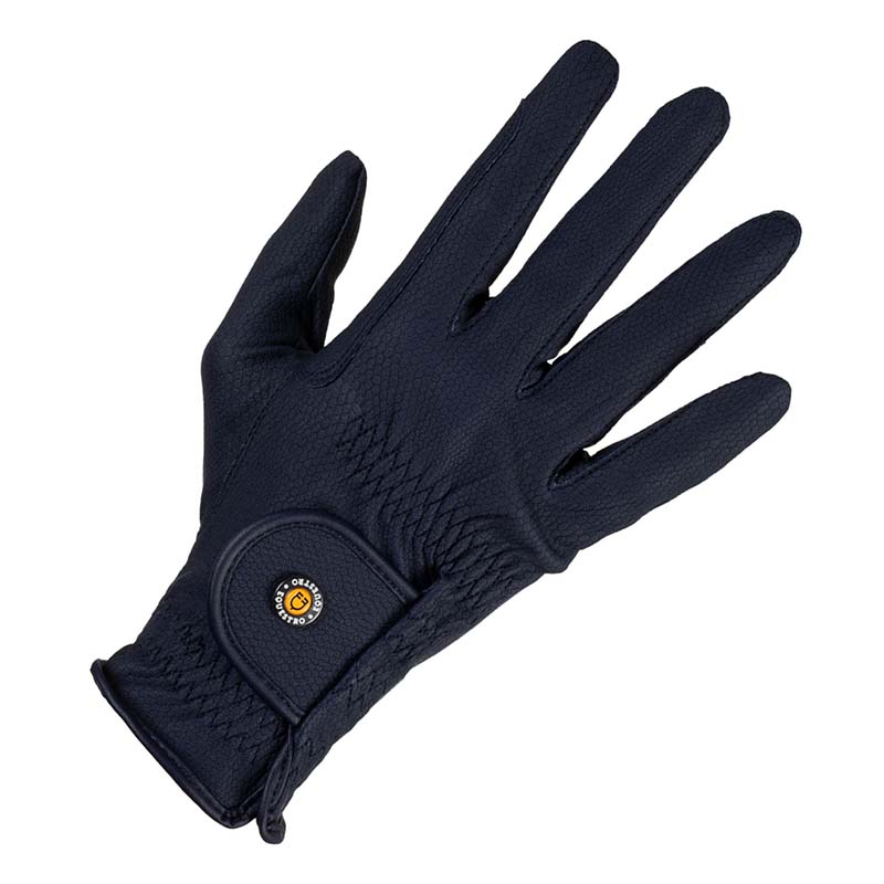 Equestro Unisex Riding Gloves in synthetic leather - 2176