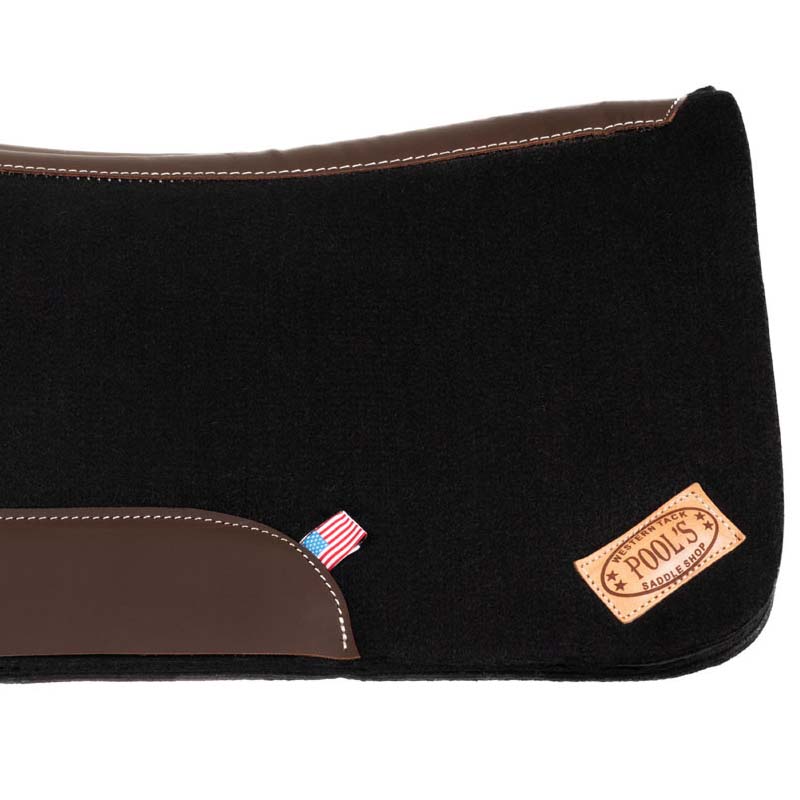 Western Pool's felt and neoprene saddle pad 2.5 cm - 5077
