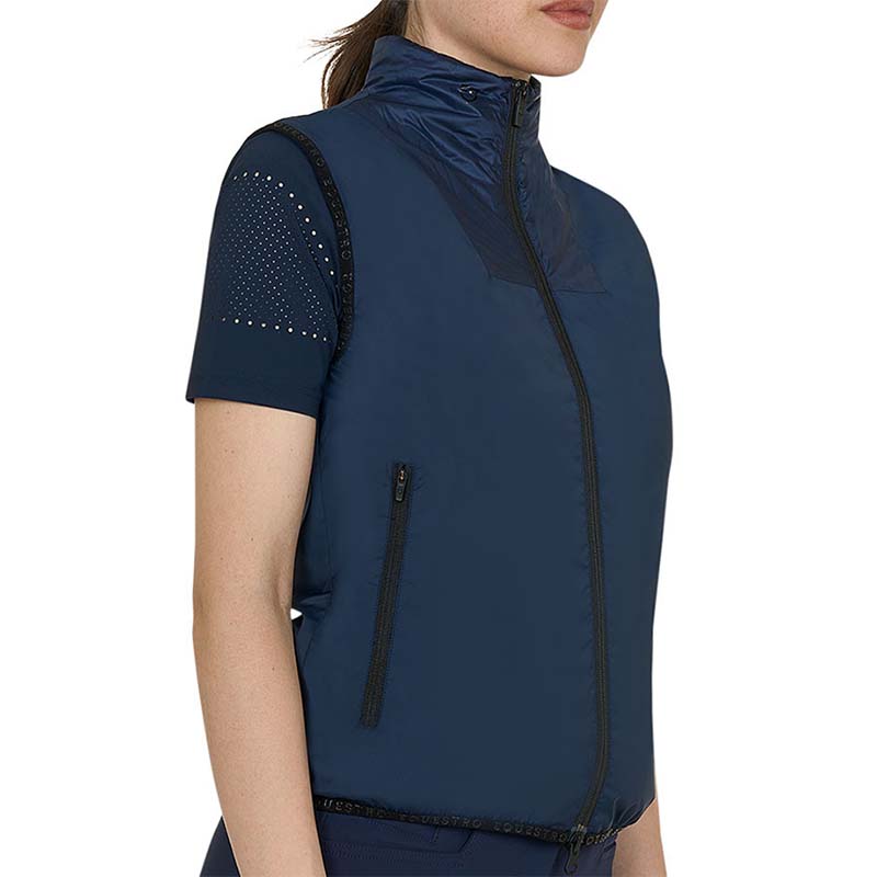 Packable Waterproof Vest Equestro Foldable for Women - 9478