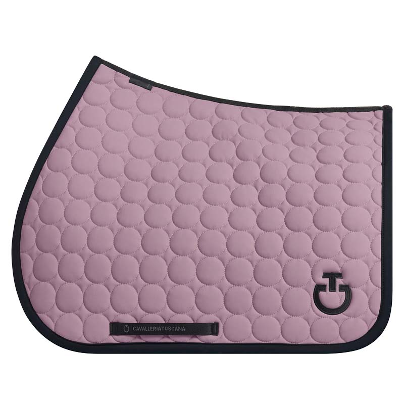 Cavalleria Toscana jumping saddle pad geometric quilted