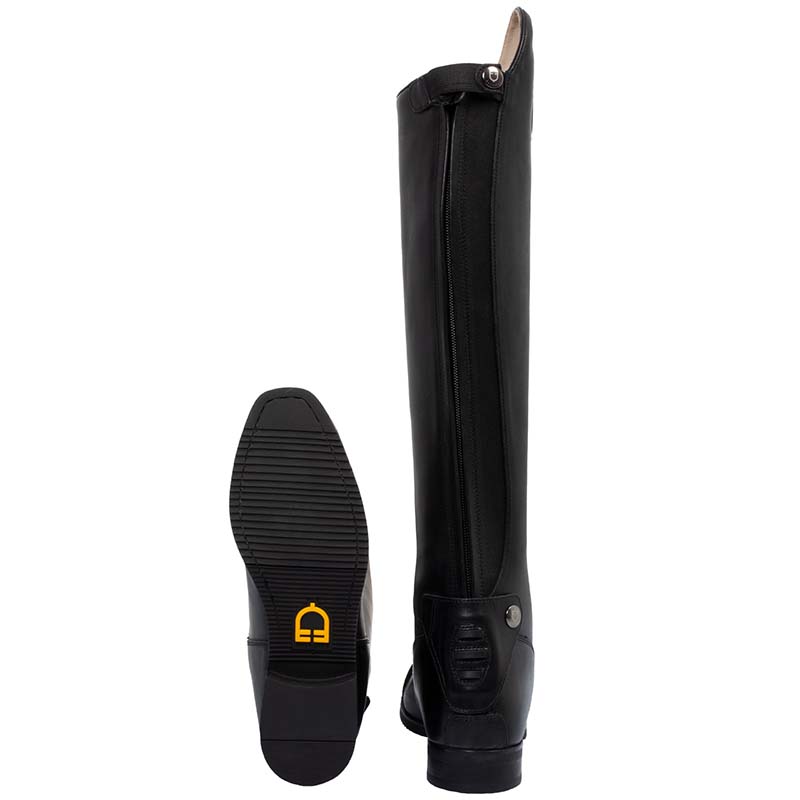 Equestro unisex Riding Boots no laces mod. Neptune, real leather - 2289