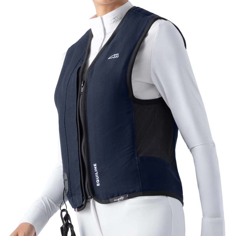 Equiline Belair Airbag Vest Level 2 with Back Protector - Horse Riding and Show Jumping - 3439