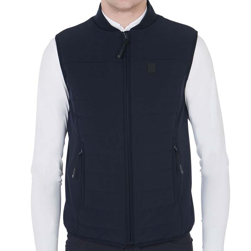 Equestro sleeveless vest for men model Flam