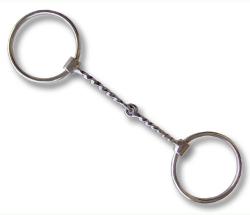 RING SNAFFLE TWISTED MOUTHPIECE - 4532