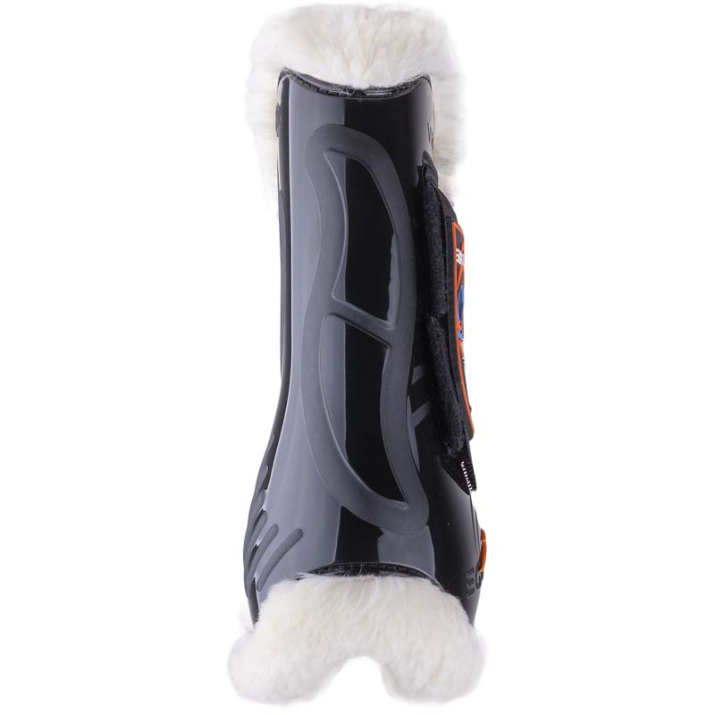 eQuick Vibe Front Fluffy Velcro Tendon boots w/Synthetic wool - 1621