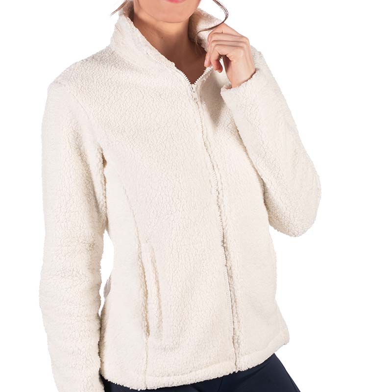 HKM Women's Teddy-Style Fleece Jacket - 3437