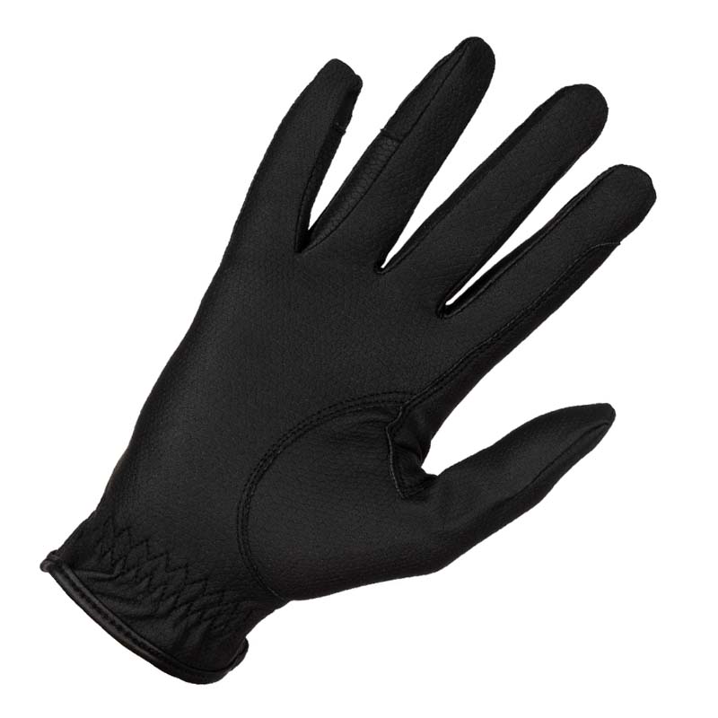 Equestro Unisex Riding Gloves in synthetic leather - 2176