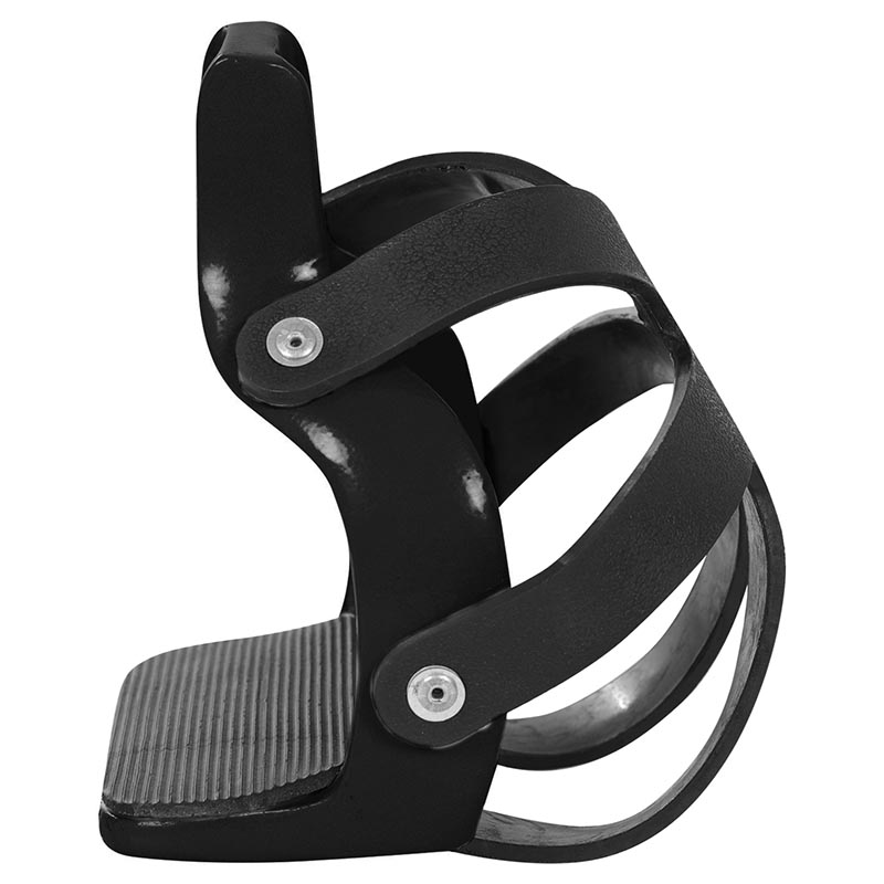 Aluminium color Stirrup with toe cage - 3140