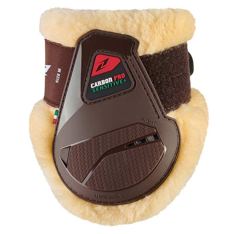 Zandonà Carbon Pro Sensitive+ Young fetlock boots with merino wool - 1740