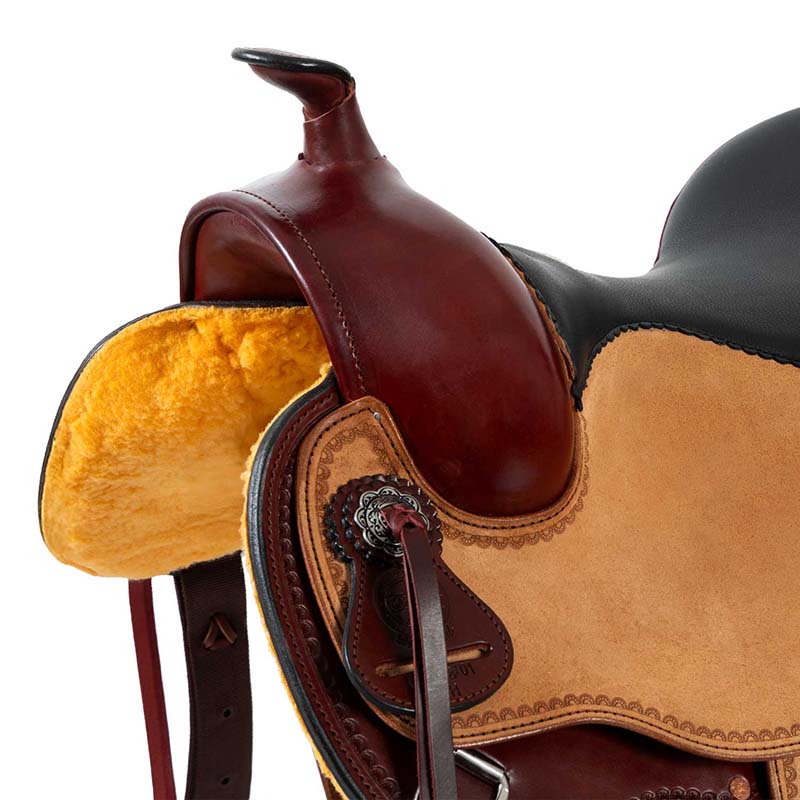 Garland All Round Western Saddle border #1 with round skirt - 4851