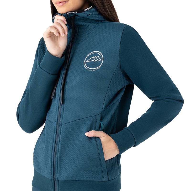 Equiline Women's Hoodie Sweatshirt mod. Eolis - for training and stable