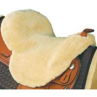 WESTERN SADDLE SEAT SAVER MATTES IN PURE WOOL WITH CUTOUT FOR POMMEL