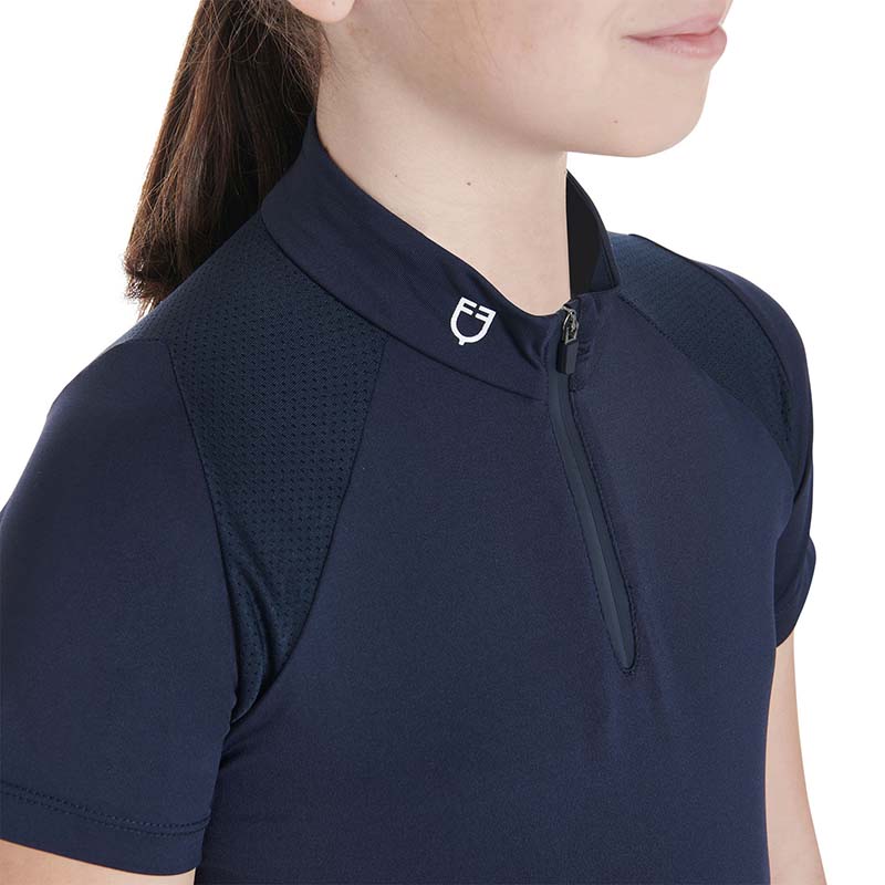 Equestro training polo shirt junior short sleeved - 9066