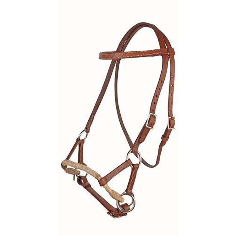 Sidepull Bitless Leather Bridle