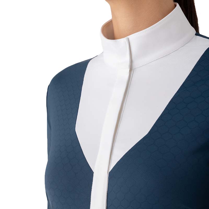 Equiline Competition Shirt bi-color mod. Estock - 9225