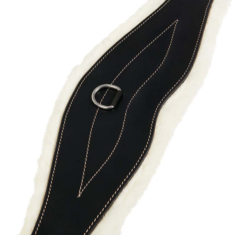 English anatomic saddlegirth with removable sheepskin - 2866