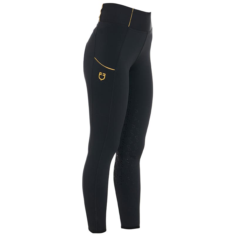 Equestro women’s riding leggings high waist full grip  - 3478