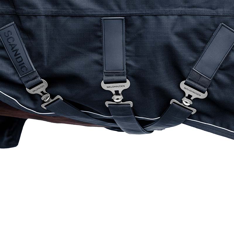 Waterproof Turnout Rug SCANDIC 1200D, 300 g filling, antibacterial lining - 0391