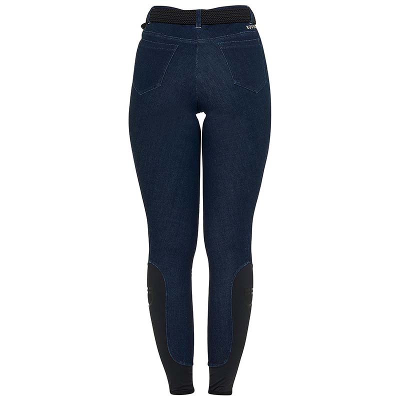 Women’s Riding Jeans Equestro Denim Look with Knee Grip - 9985