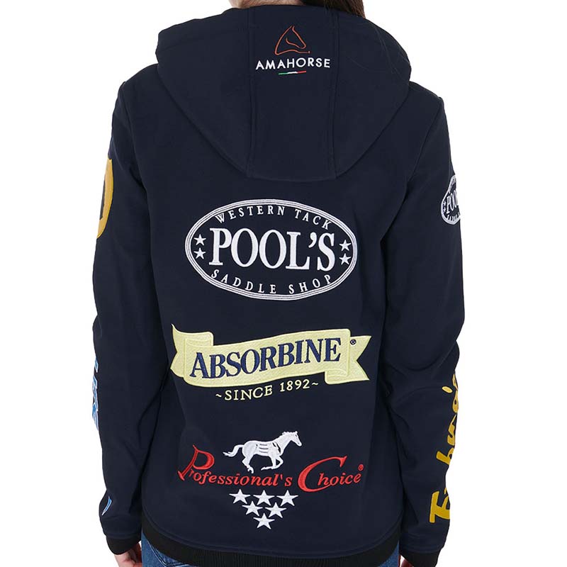 Western softshell jacket Pool's multi logo - 4215