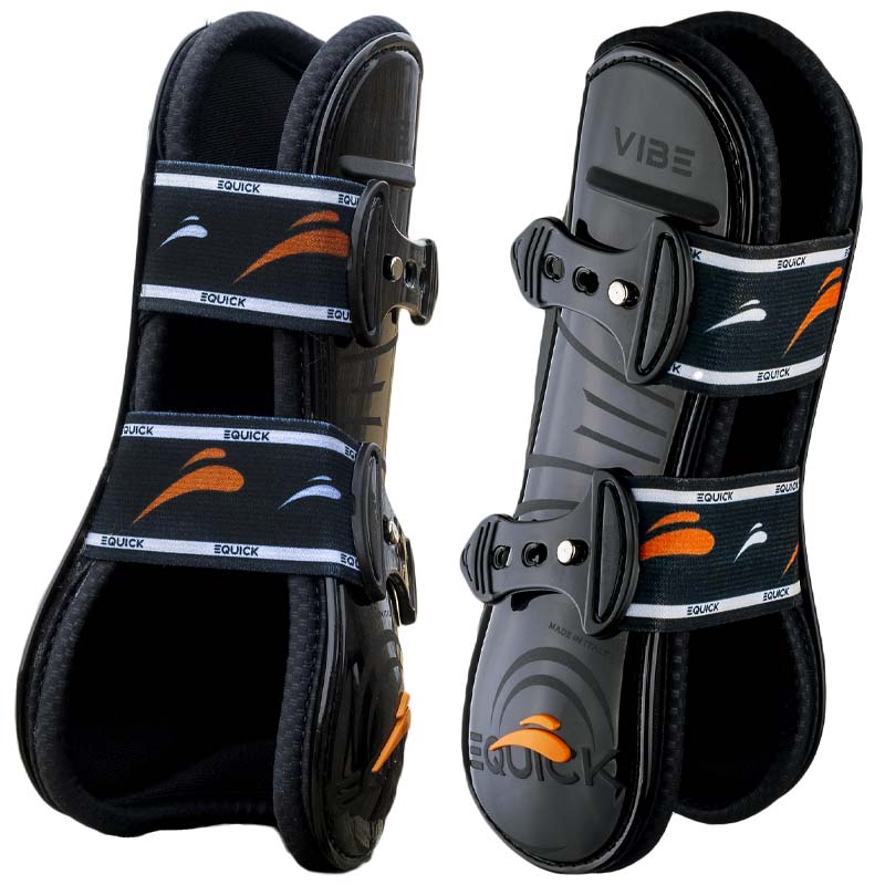 eQuick Vibe Front Tendon Boots jumping protections - 1615
