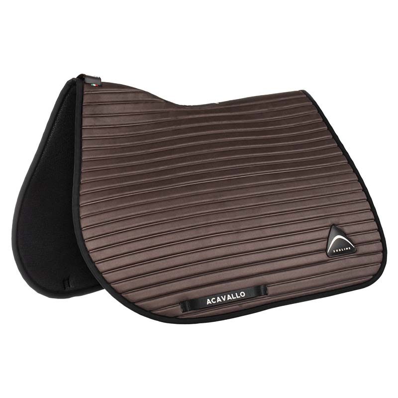 Jumping Saddle Pad Acavallo SUBLIME with Suede Effect - 3640
