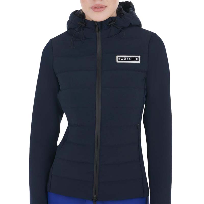 Equestro Hooded Down Jacket Women - 9860