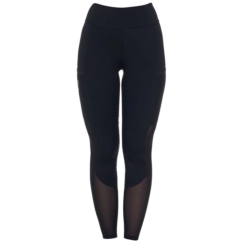  Women’s Equestro Mesh Full Grip Riding Leggings - 9810