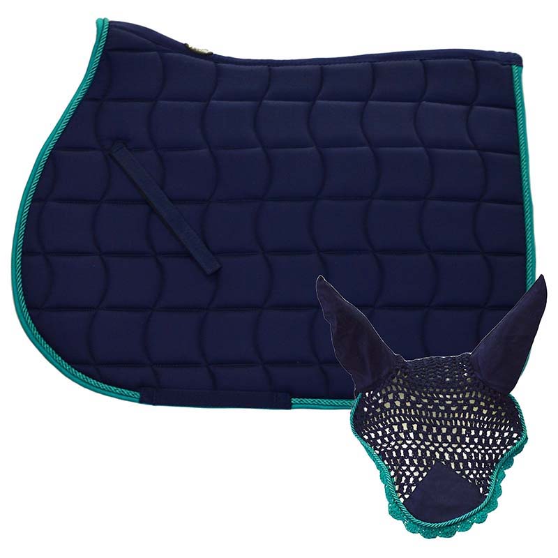 English saddlecloth Winner with cords with combined earnet - 2969