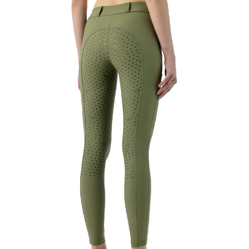 Women High-waist Riding Leggings Equiline EDNAF - Full grip - 9248
