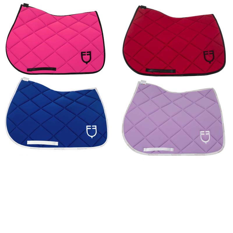 Jumping saddlecloth Equestro model GP with logo made in Italy - 2995