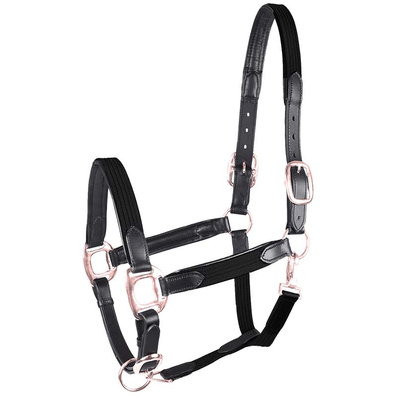 Halter in the leather ribbon - 0382