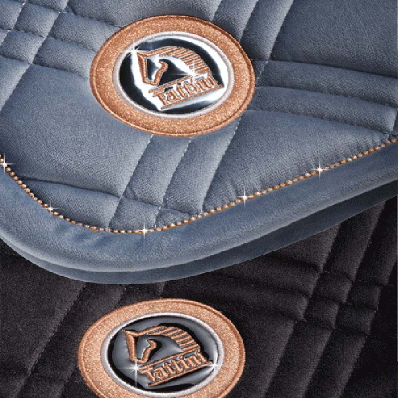 Tattini Prado quilted saddle pad with wither protection - 2998