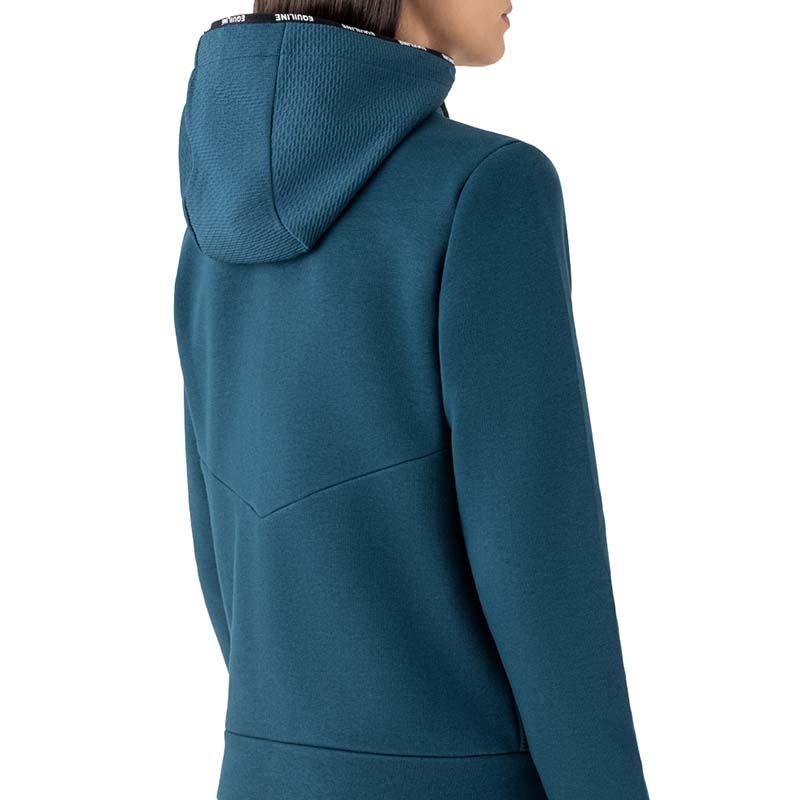 Equiline Women's Hoodie Sweatshirt mod. Eolis - for training and stable - 9232