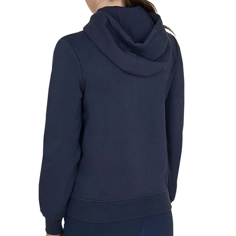 Equestro Cotton Hoodie for Women with ajustable hood - 9743