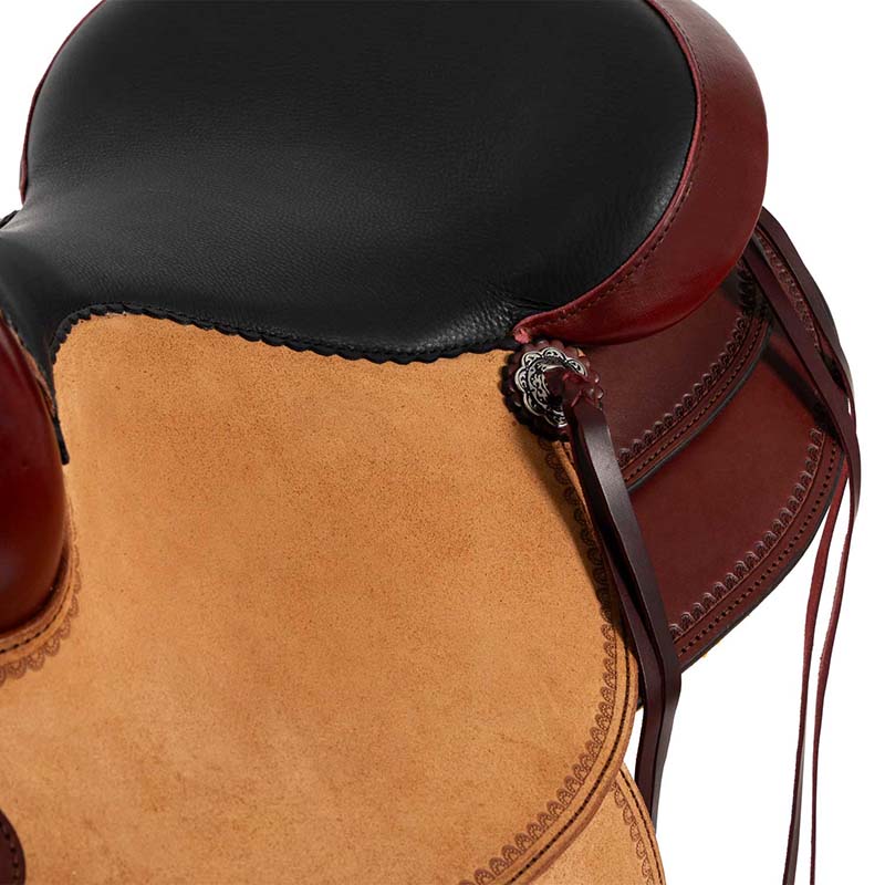 Garland All Round Western Saddle border #1 with round skirt - 4851