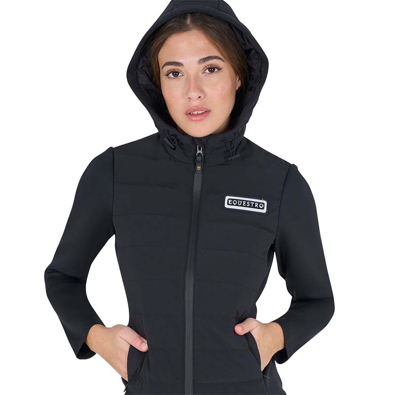 Equestro Hooded Down Jacket Women - 9860