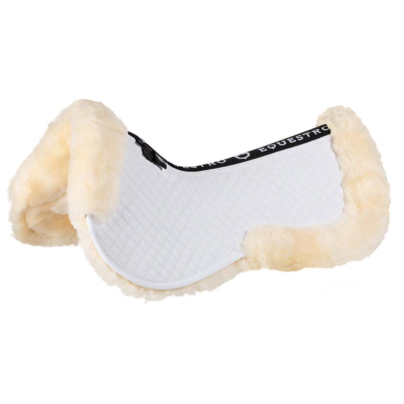 Equestro Cotton and Sheepskin Half Pad / Withers Relief Pad - 2949