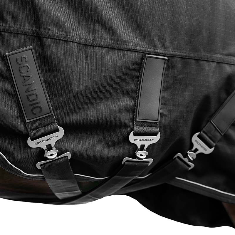 Waterproof Turnout Rug SCANDIC 1200D, 200 g filling with antibacterial lining - 0390