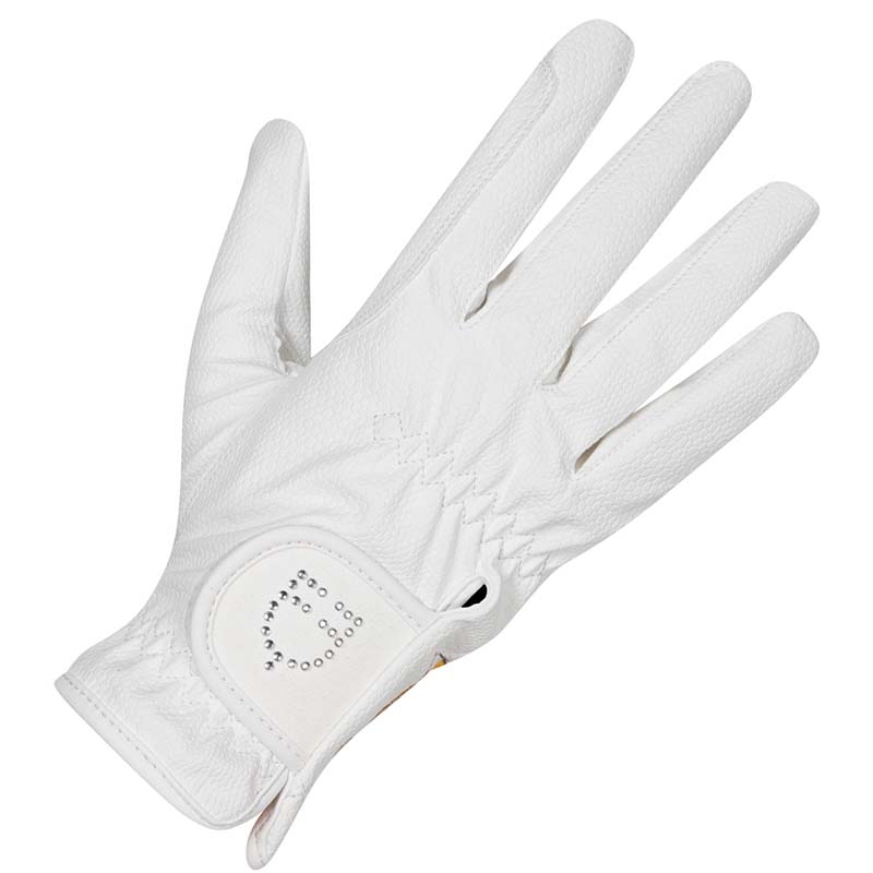 Women’s Riding Gloves Equestro with Glitter Logo - 2194