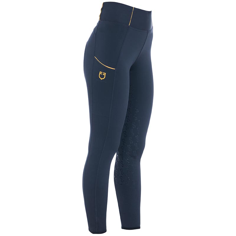 Equestro women’s riding leggings high waist full grip  - 3478