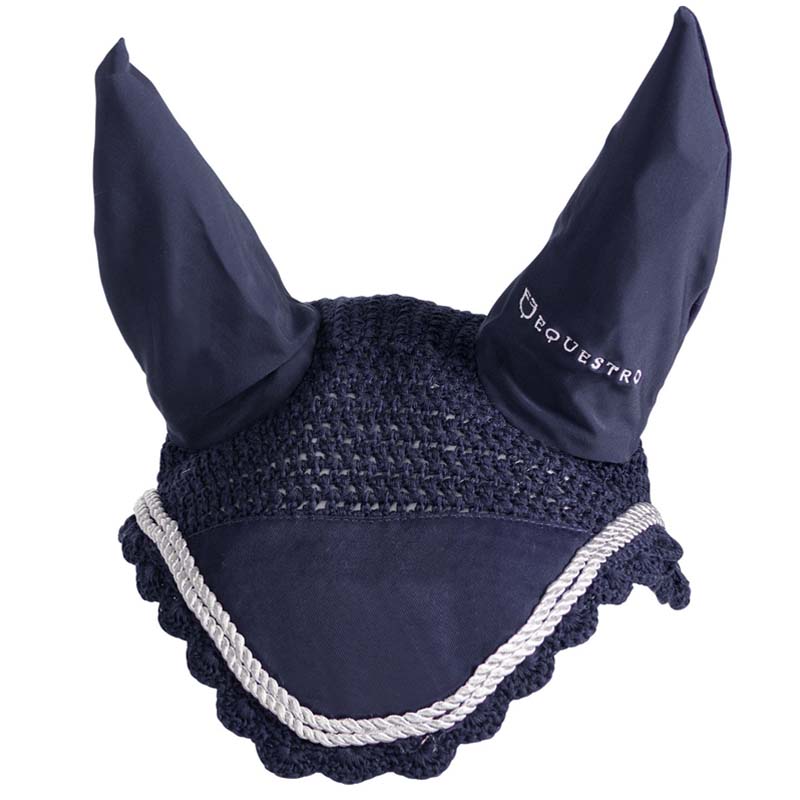Equestro ear net with cord - 0585